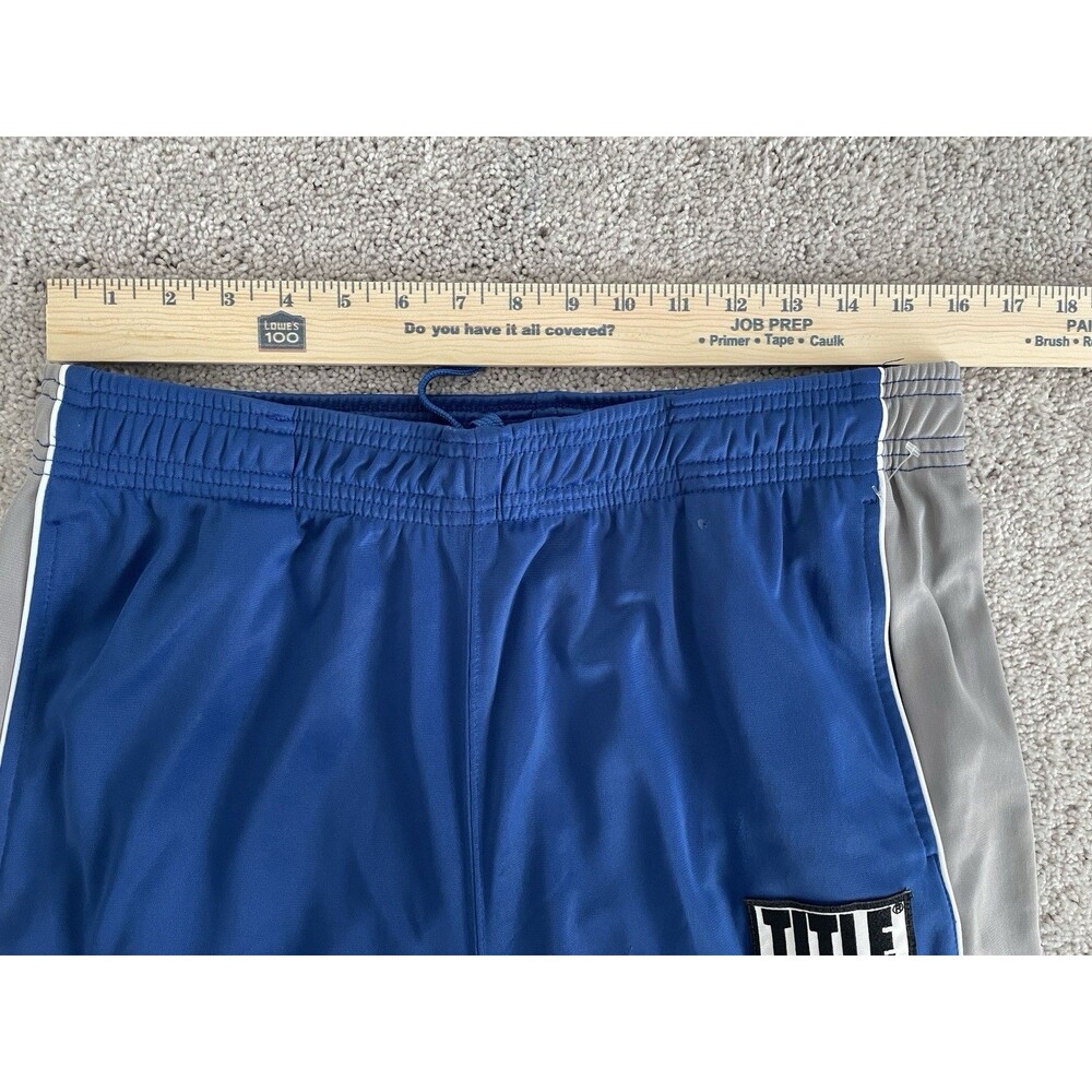 Vintage Title Boxing MMA Blue and Grey Jacket Full Zip Up With Pants Large Rare - Picture 7 of 10